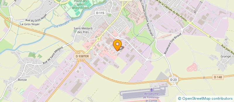 localisation de l'entreprise CHARNACE à FONTENAY-LE-COMTE