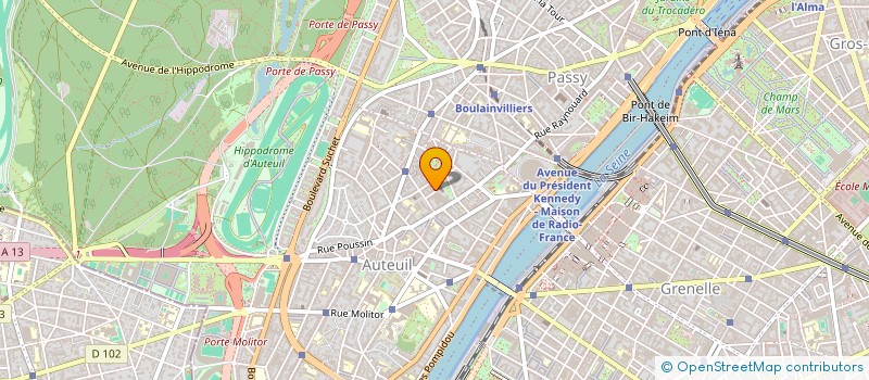 localisation de l'entreprise CHARNACE SOFTWOOD TRADING AGENCY -C.S.T.A à PARIS