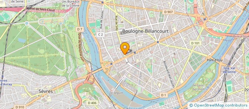 localisation de l'entreprise CHARNAY à BOULOGNE-BILLANCOURT