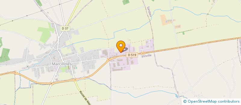 localisation de l'entreprise CHARNAY ETIQUETTES  MARCILLOLES