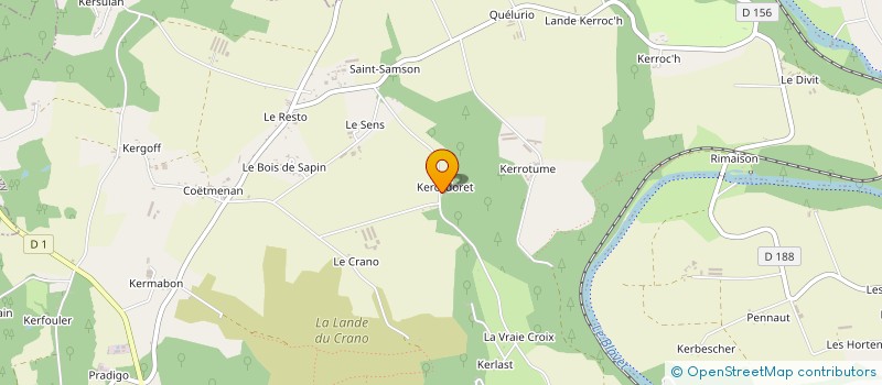 localisation de l'entreprise CHARNE  PLUMELIAU-BIEUZY