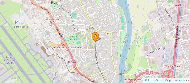 localisation de l'entreprise CHARNI à BLAGNAC