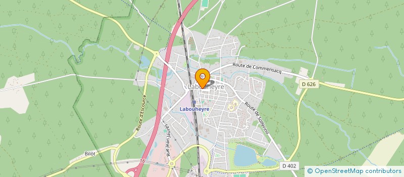 localisation de l'entreprise CHARNY  LABOUHEYRE