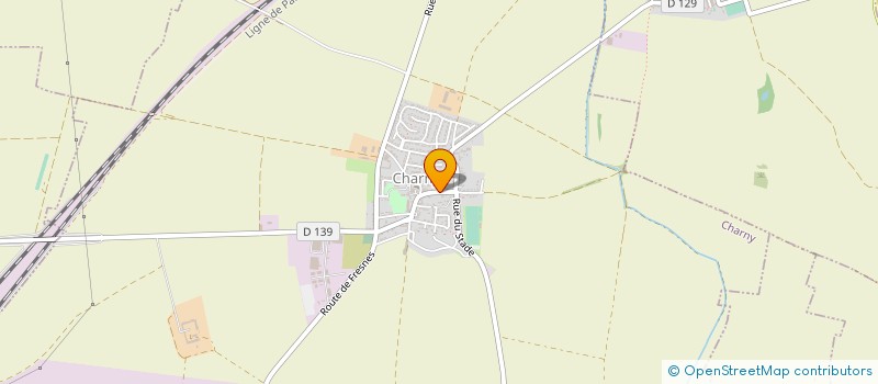 localisation de l'entreprise CHARNY ALIMENTATION GENERALE  CHARNY