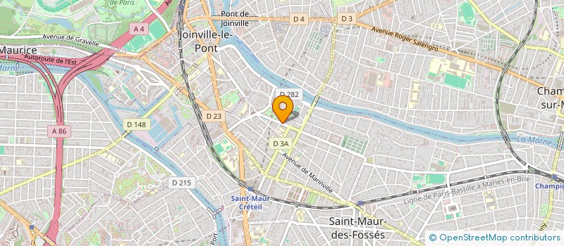 localisation de l'entreprise CHARNY-BRUNET ARCHITECTE  SAINT-MAUR-DES-FOSSES