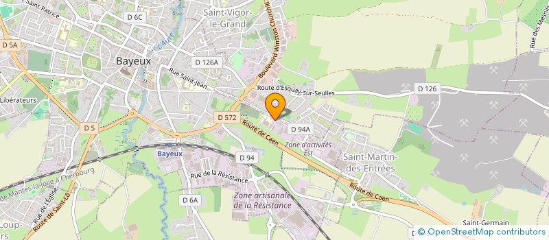 localisation de l'entreprise CHARNY FILS  BAYEUX