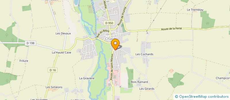 localisation de l'entreprise CHARNY VRAI DISTRIB à CHARNY OREE DE PUISAYE