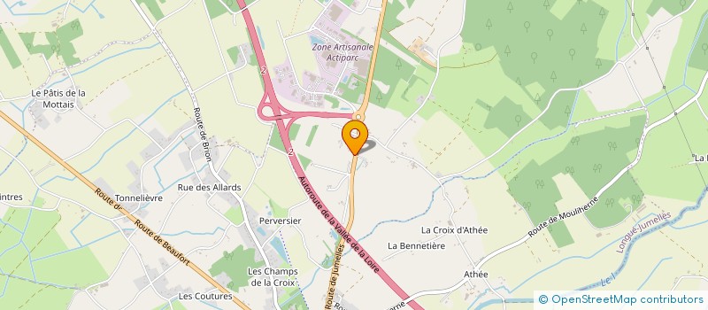 localisation de l'entreprise CHAROBERT BERNARD ET J-PIERRE  LONGUE-JUMELLES