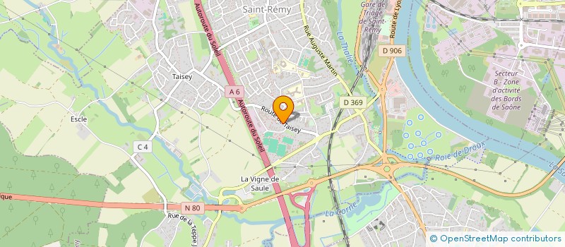 localisation de l'entreprise CHAROLAIS ELEVAGE  SAINT-REMY