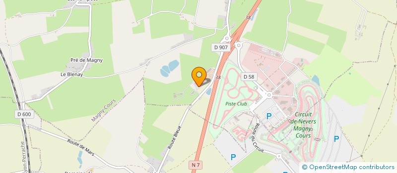 localisation de l'entreprise CHAROLAIS EXPANSION SAS  MAGNY-COURS