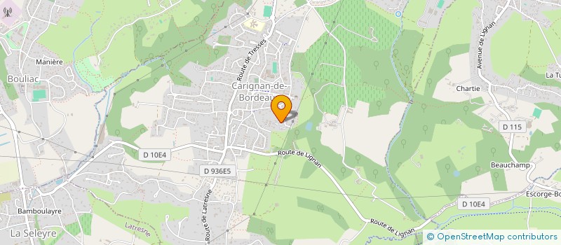localisation de l'entreprise CHAROLE  CARIGNAN-DE-BORDEAUX