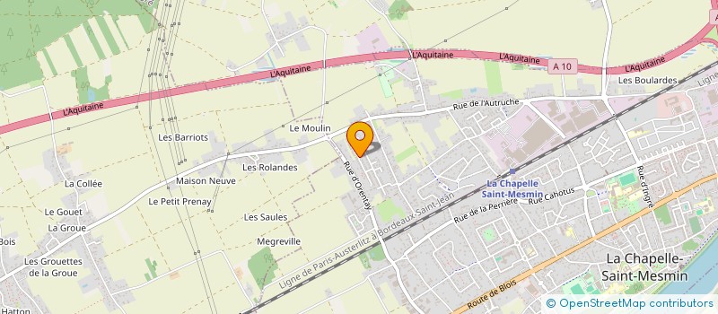 localisation de l'entreprise CHAROLIVIER  LA CHAPELLE-SAINT-MESMIN