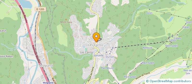 localisation de l'entreprise CHARON à ARACHES-LA-FRASSE