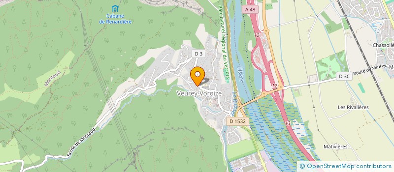 localisation de l'entreprise CHARON DEVELOPPEMENT à VEUREY-VOROIZE