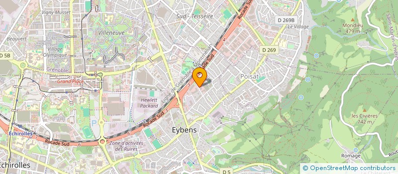 localisation de l'entreprise CHARON INNOVATIONS SAS  EYBENS