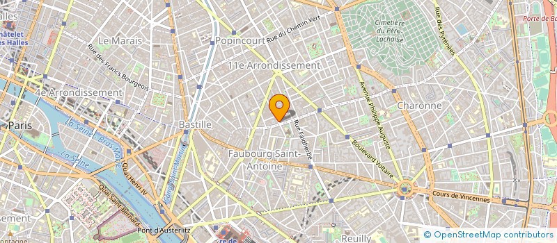 localisation de l'entreprise CHARONNE-MULTISERVICES  PARIS