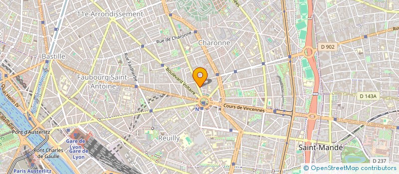 localisation de l'entreprise CHARONNE SKATE CLUB  PARIS