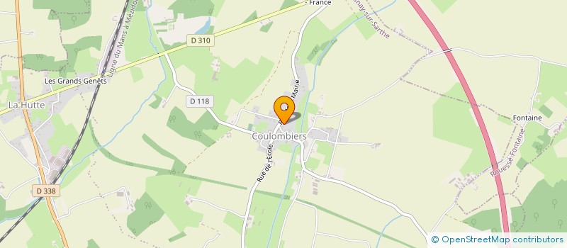 localisation de l'entreprise CHAROUL  FRESNAY-SUR-SARTHE