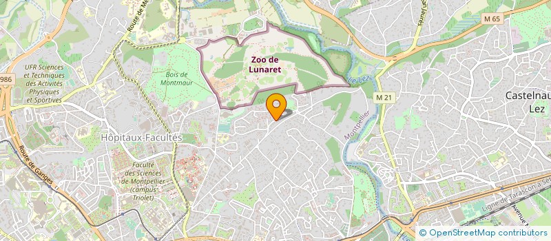 localisation de l'entreprise CHAROUSSET EURL à MONTPELLIER