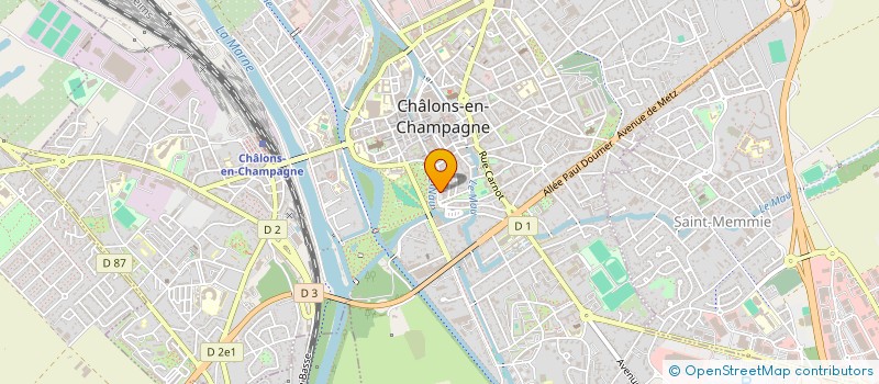 localisation de l'entreprise CHAROY INTERIM MANAGEMENT  CHALONS-EN-CHAMPAGNE