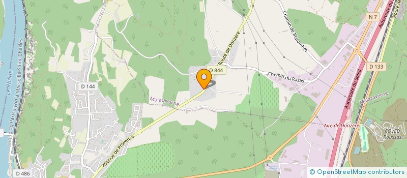 localisation de l'entreprise CHARPAIL TRAVAUX PUBLICS à MALATAVERNE