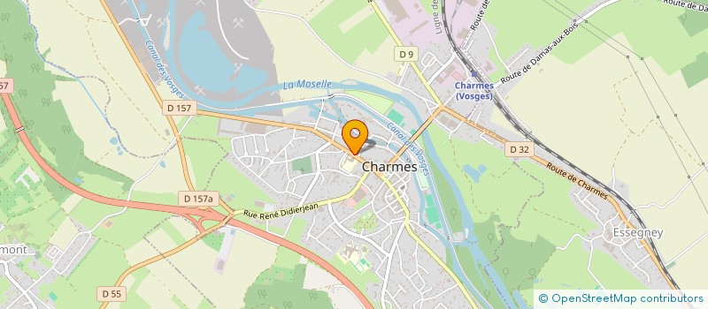 localisation de l'entreprise CHARPAJ à CHARMES