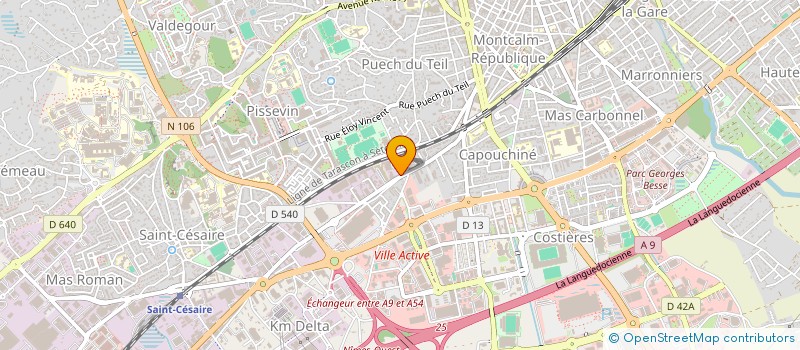 localisation de l'entreprise CHARPAL  NIMES