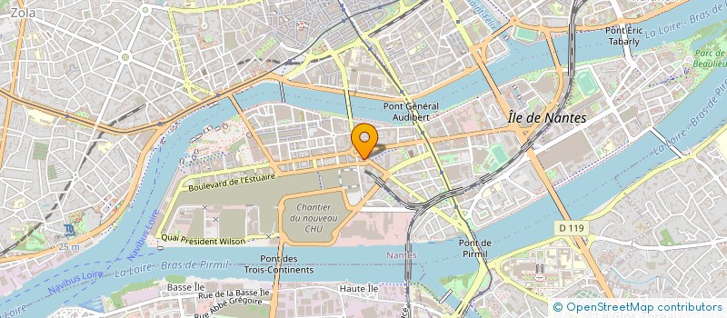 localisation de l'entreprise CHARPAMEL à NANTES