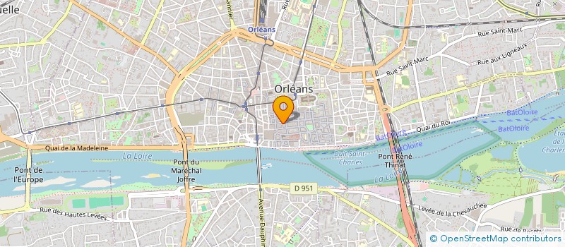 localisation de l'entreprise CHARPE à ORLEANS