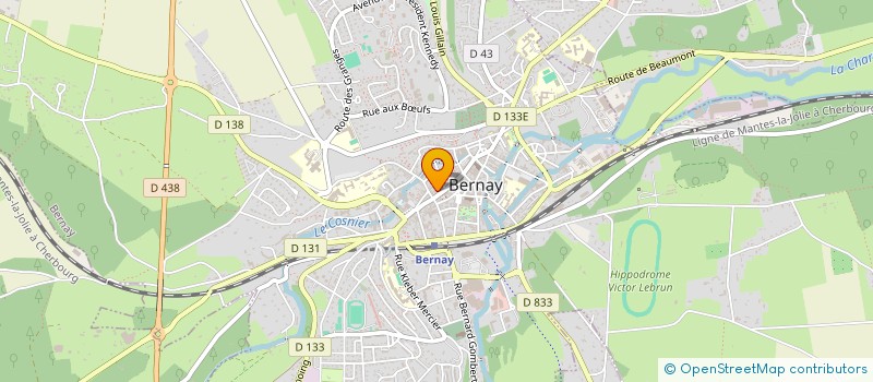 localisation de l'entreprise CHARPECOMBES  BERNAY