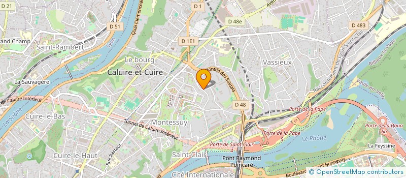 localisation de l'entreprise CHARPENAY FRERES  CALUIRE-ET-CUIRE