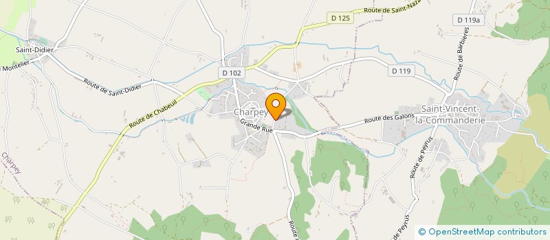 localisation de l'entreprise CHARPENOISE  CHARPEY