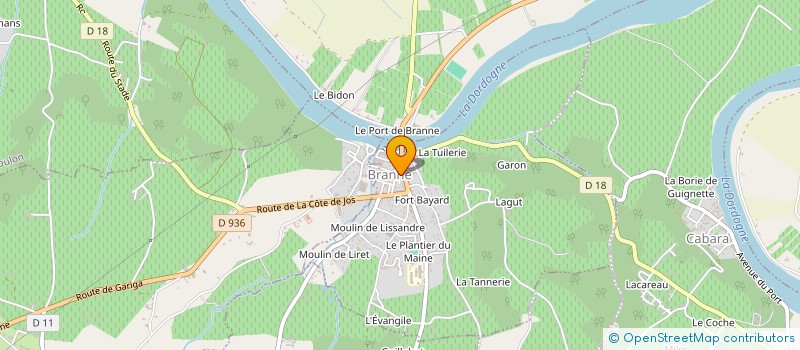 localisation de l'entreprise CHARPENT COUVERTU MENUISER AGENCEMENT à SAINT-JEAN-DE-BLAIGNAC