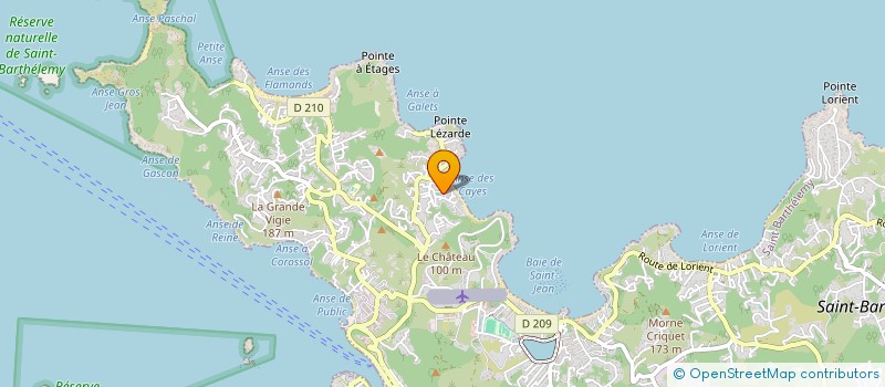 localisation de l'entreprise CHARPENT'ILE SAINT-BARTH  SAINT-BARTHELEMY