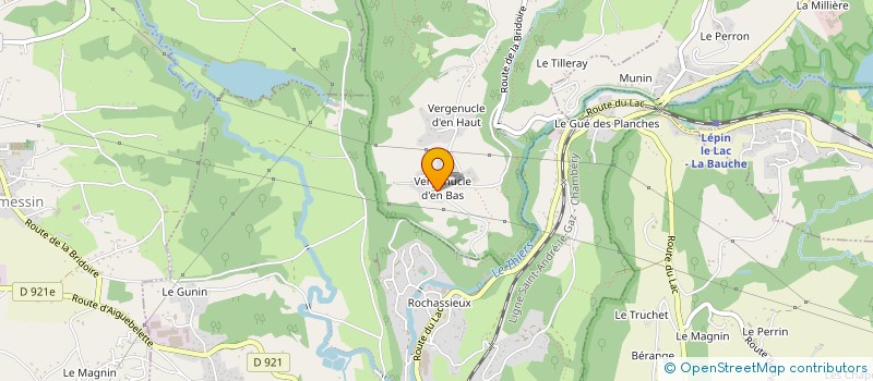 localisation de l'entreprise CHARPENTE BELLEMIN à DULLIN