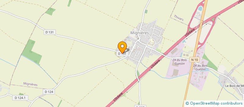 localisation de l'entreprise CHARPENTE BOIS OSSATURES à VER-LES-CHARTRES