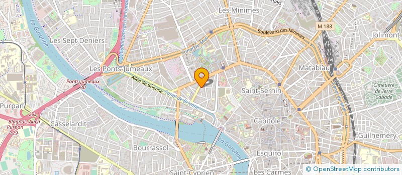 localisation de l'entreprise CHARPENTE CHALET BOIS PAR ABREVIATION C.C.B à TOULOUSE