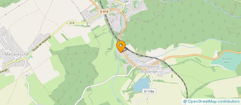 localisation de l'entreprise CHARPENTE COUVERTURE BARDAGE à HOMBOURG-BUDANGE