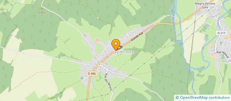 localisation de l'entreprise CHARPENTE COUVERTURE COMTOISE  VY-LES-LURE