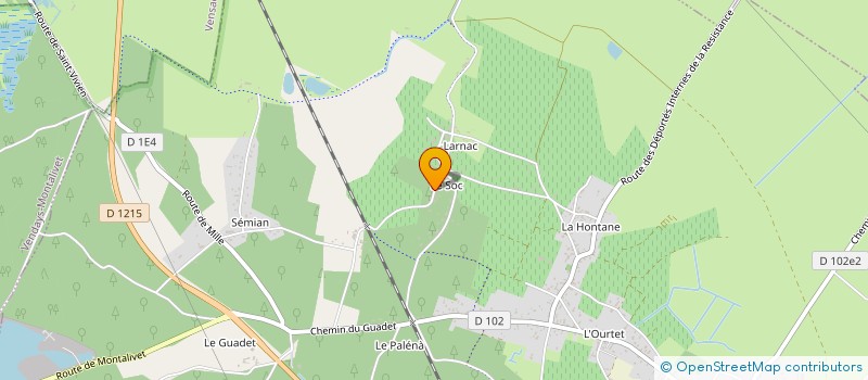 localisation de l'entreprise CHARPENTE COUVERTURE DE L'ESTUAIRE  QUEYRAC