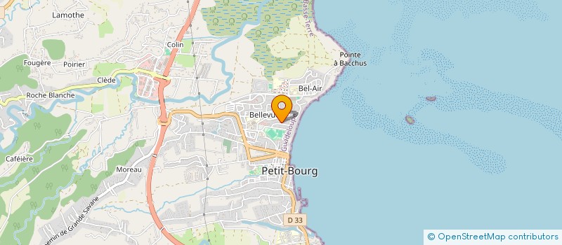 localisation de l'entreprise CHARPENTE COUVERTURE ET BOIS à PETIT-BOURG