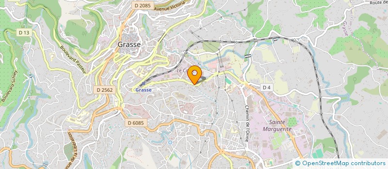 localisation de l'entreprise CHARPENTE COUVERTURE ETANCHEITE PACA à GRASSE