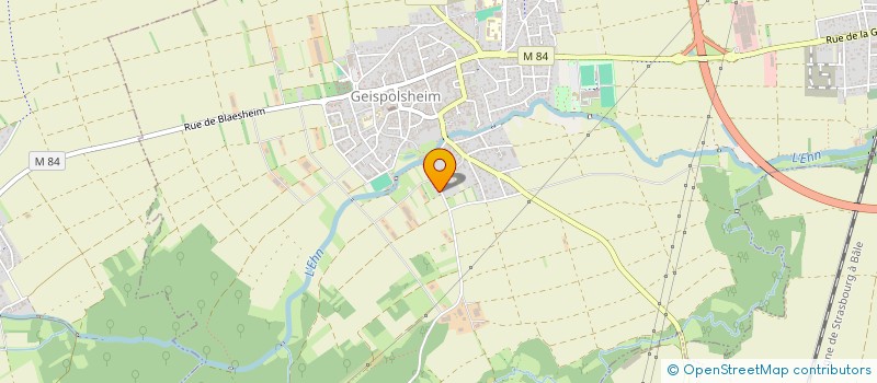 localisation de l'entreprise CHARPENTE COUVERTURE HILDENBRAND à GEISPOLSHEIM