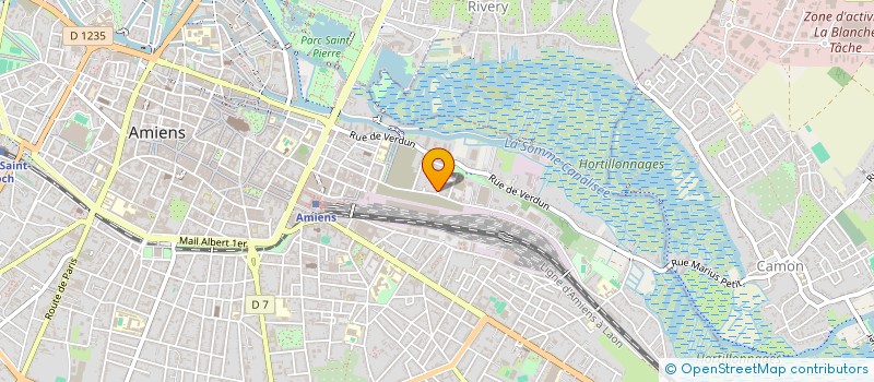 localisation de l'entreprise CHARPENTE COUVERTURE PICARDE à AMIENS