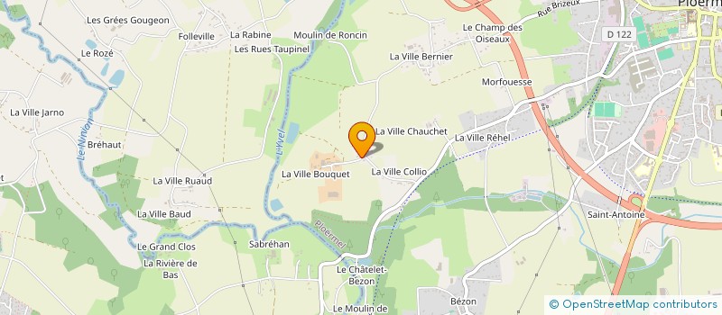 localisation de l'entreprise CHARPENTE COUVERTURE PLOERMELAISE  PLOERMEL