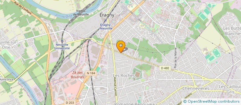 localisation de l'entreprise CHARPENTE COUVERTURE PLOMBERIE RENOV  ERAGNY