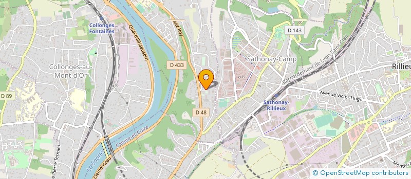 localisation de l'entreprise CHARPENTE COUVERTURE ZINGUERIE ALVES  CHALAMONT