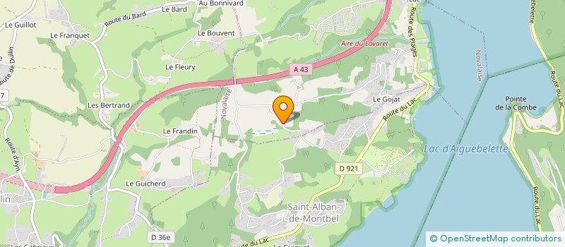 localisation de l'entreprise CHARPENTE ET MENUISERIE BOIS  NOVALAISE