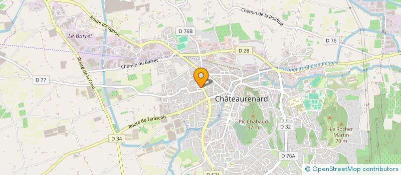 localisation de l'entreprise CHARPENTE ET SECOND OEUVRE à CHATEAURENARD