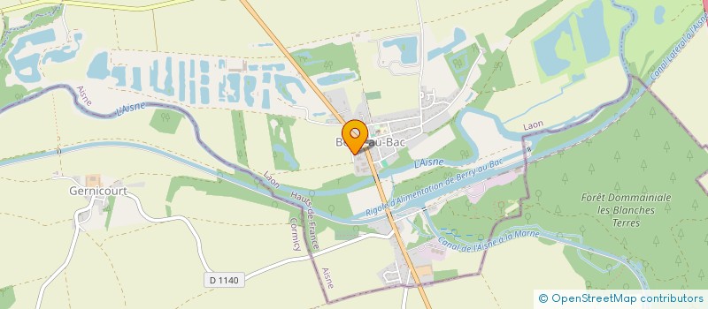 localisation de l'entreprise CHARPENTE ET TOIT  JUVINCOURT-ET-DAMARY